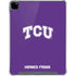 Texas Christian University TCU Horned Frogs iPad Pro 12.9in (2020) Clear Case